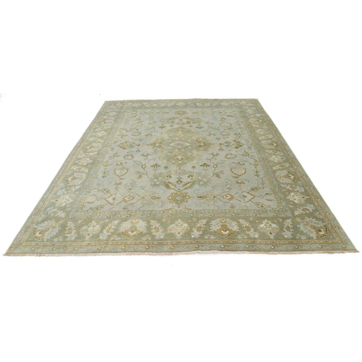Ziegler 8x10 Handmade Double Knotted Washable Wool Rug - Colorful