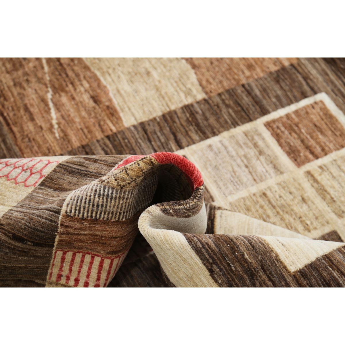 Modcar 12x16 Handmade Double Knotted Washable Wool Rug - Colorful
