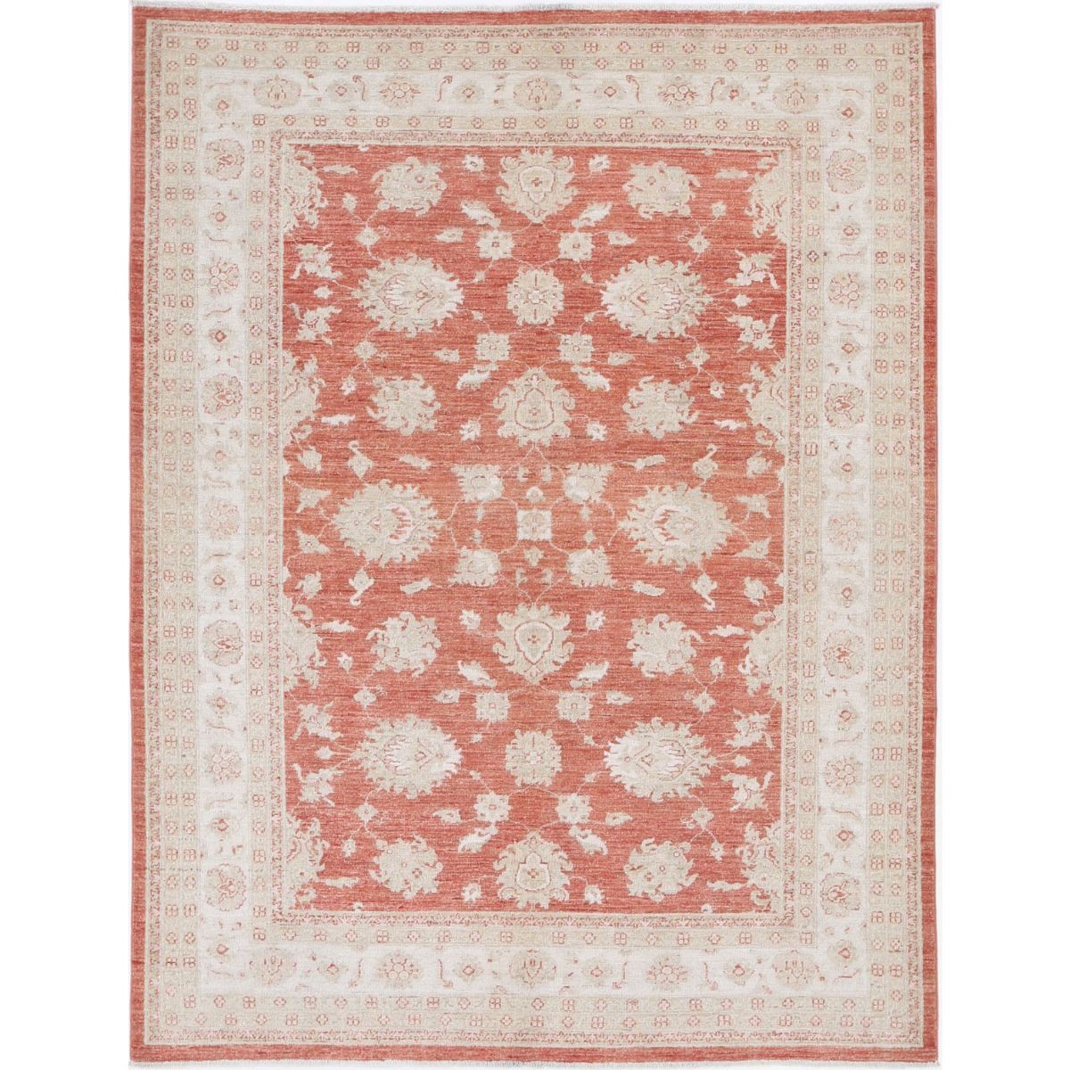 Ziegler 6x8 Handmade Double Knotted Washable Wool Rug - Colorful