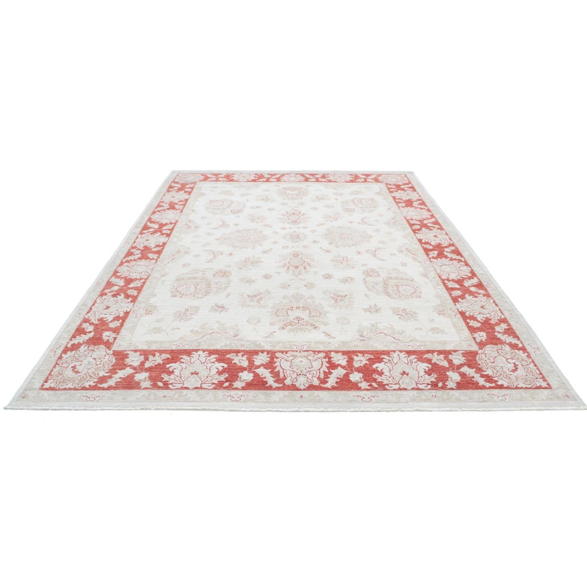 Ziegler 8x11 Handmade Double Knotted Washable Wool Rug - Colorful