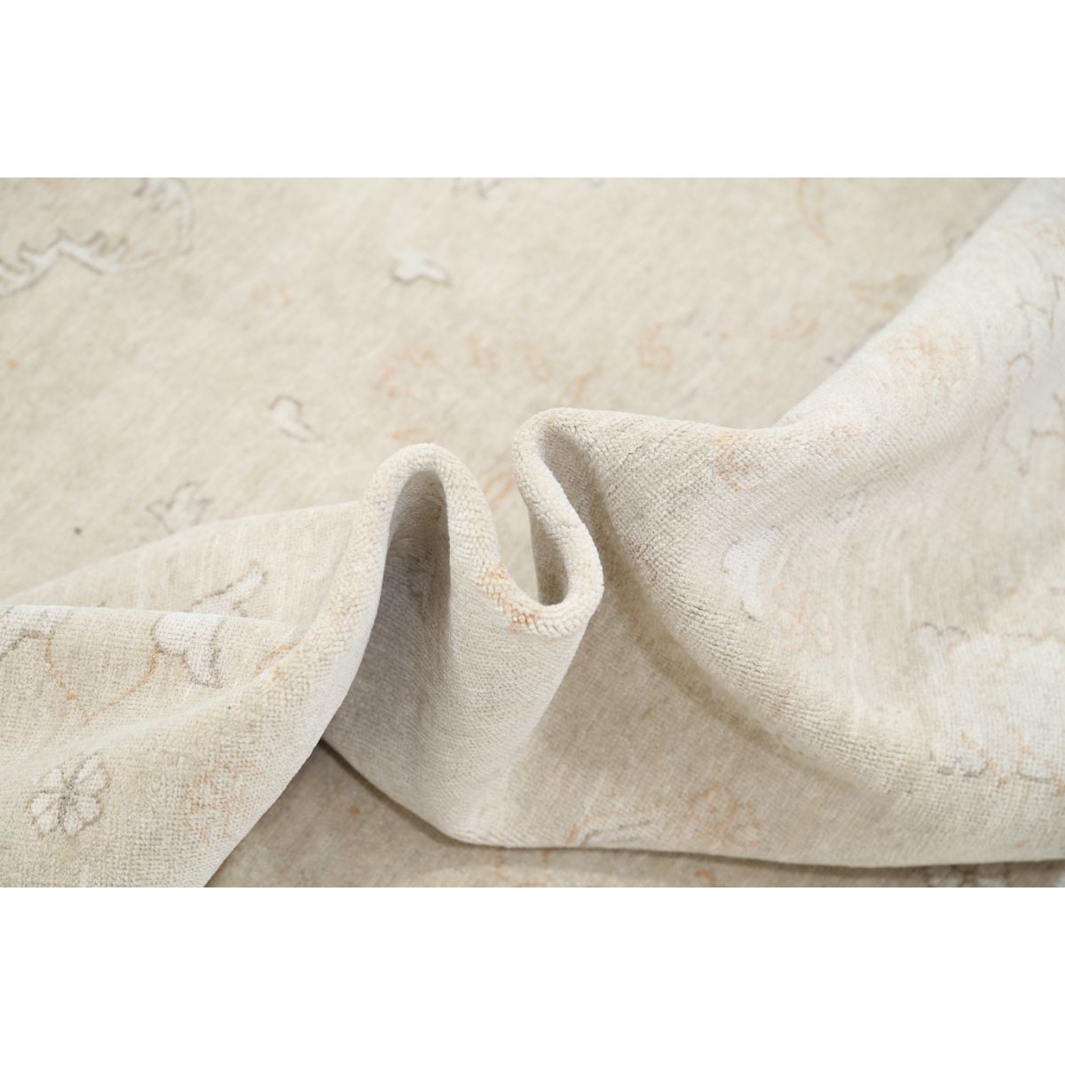 Serenity 7x9 Handmade Double Knotted Washable Wool Rug - Soft Hues