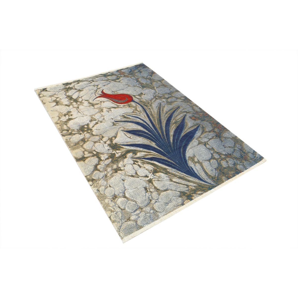 Dhanak 4x6 Machine-Made Washable Wool Rug - Colorful