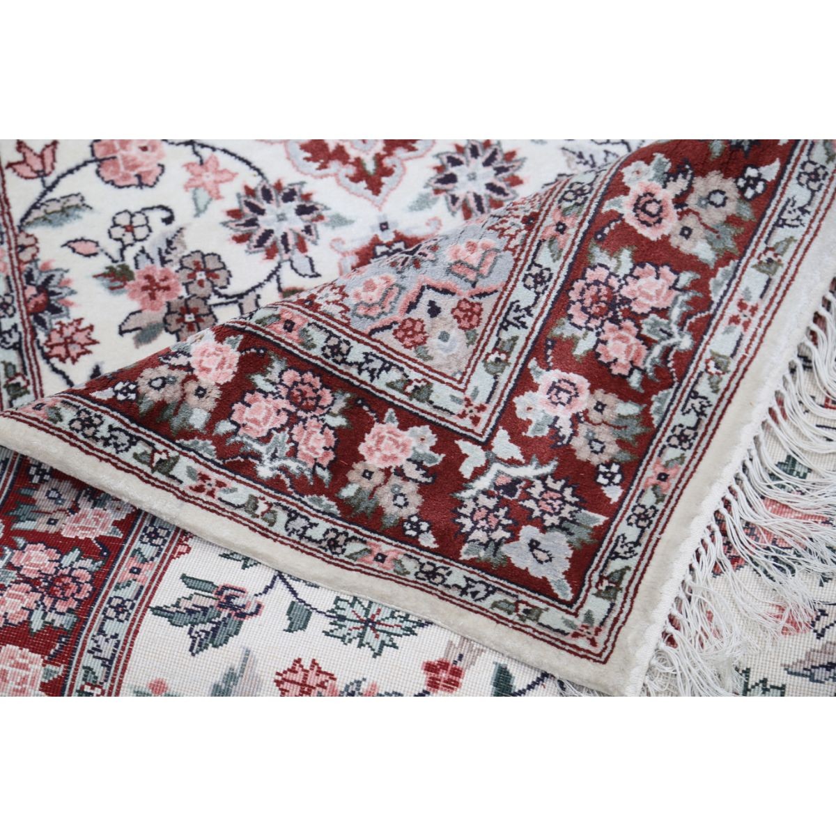 Legacy 3x14 Handmade Double Knotted Washable Art Silk Runner - Colorful