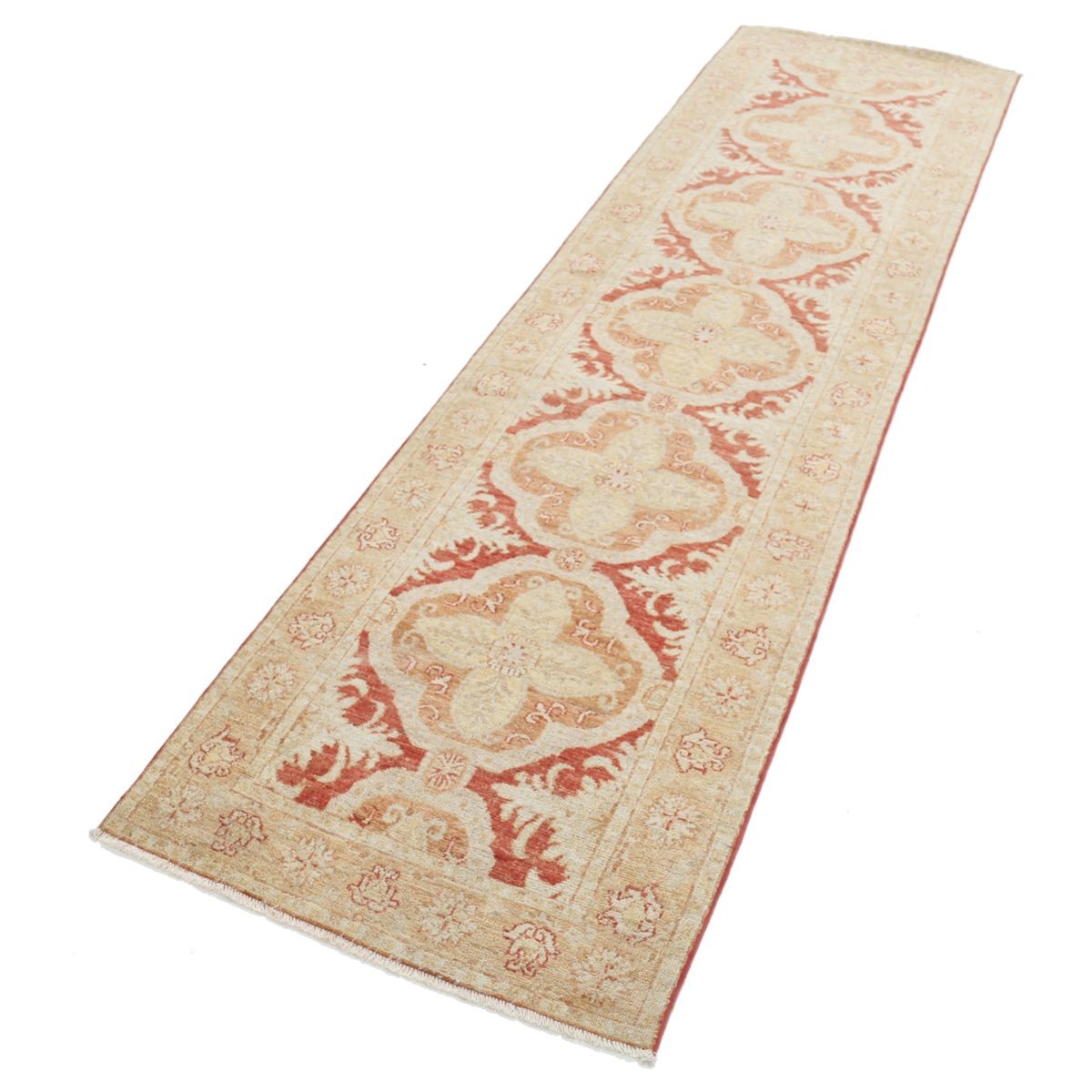 Ziegler 3x9 Handmade Double Knotted Washable Wool Runner - Colorful