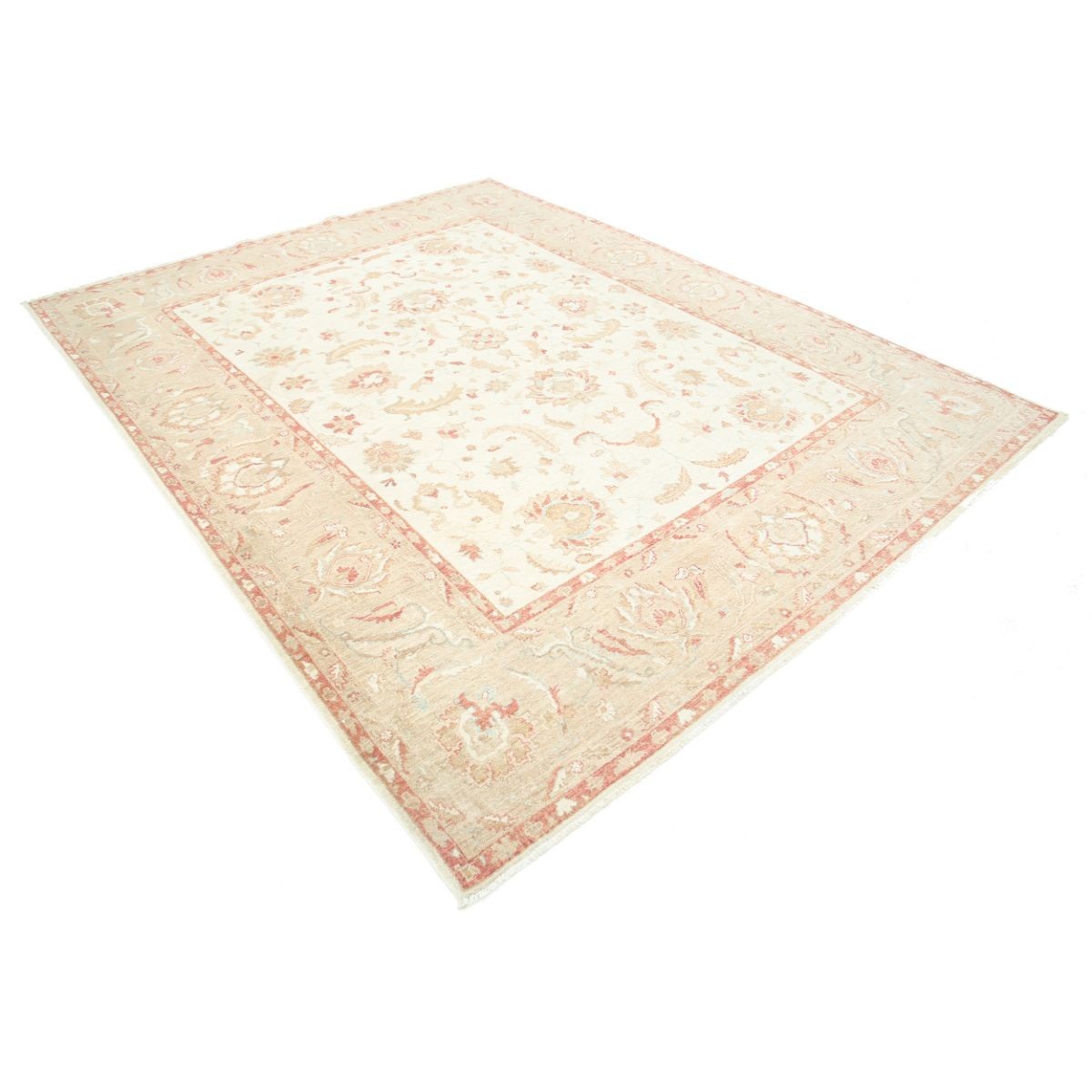 Ziegler 8x10 Handmade Double Knotted Washable Wool Rug - Colorful