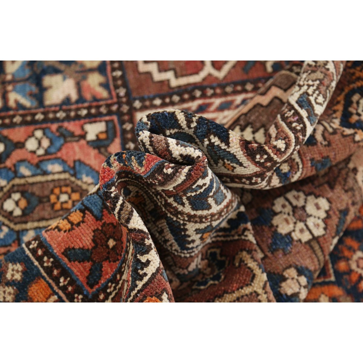 Vintage 10x12 Handmade Double Knotted Washable Wool Rug - Soft Hues