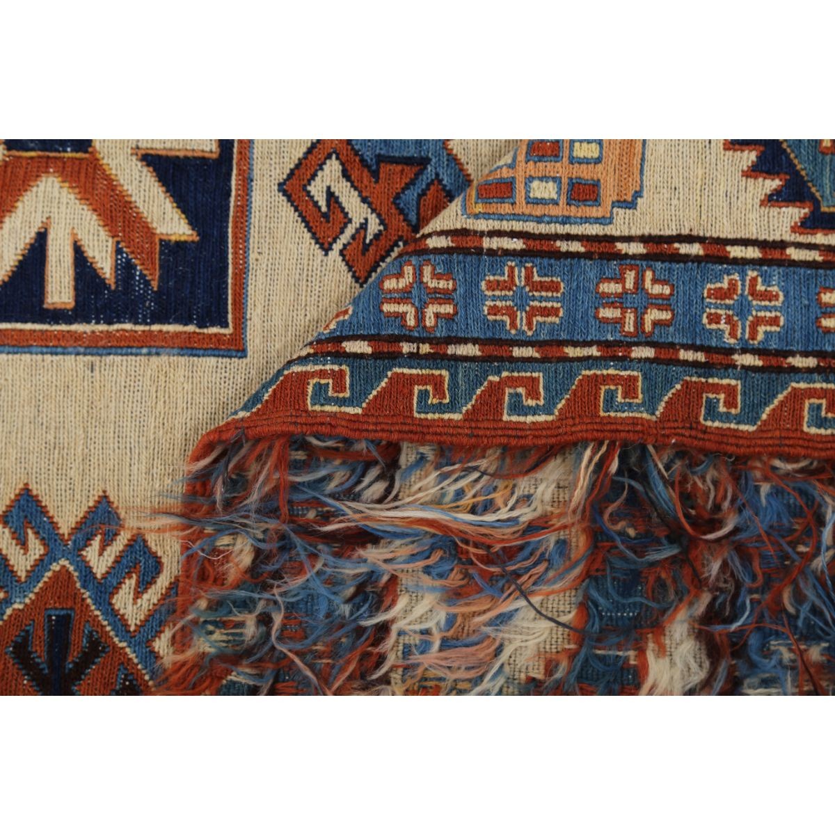 Sumak 6x9 Hand Woven Washable Wool Rug - Colorful