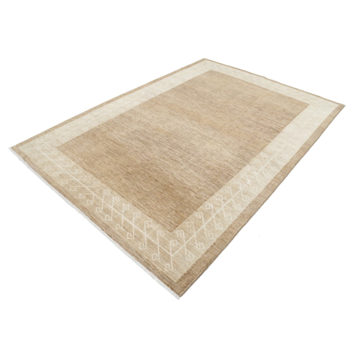 Modcar 6x9 Handmade Double Knotted Washable Wool Rug - Colorful