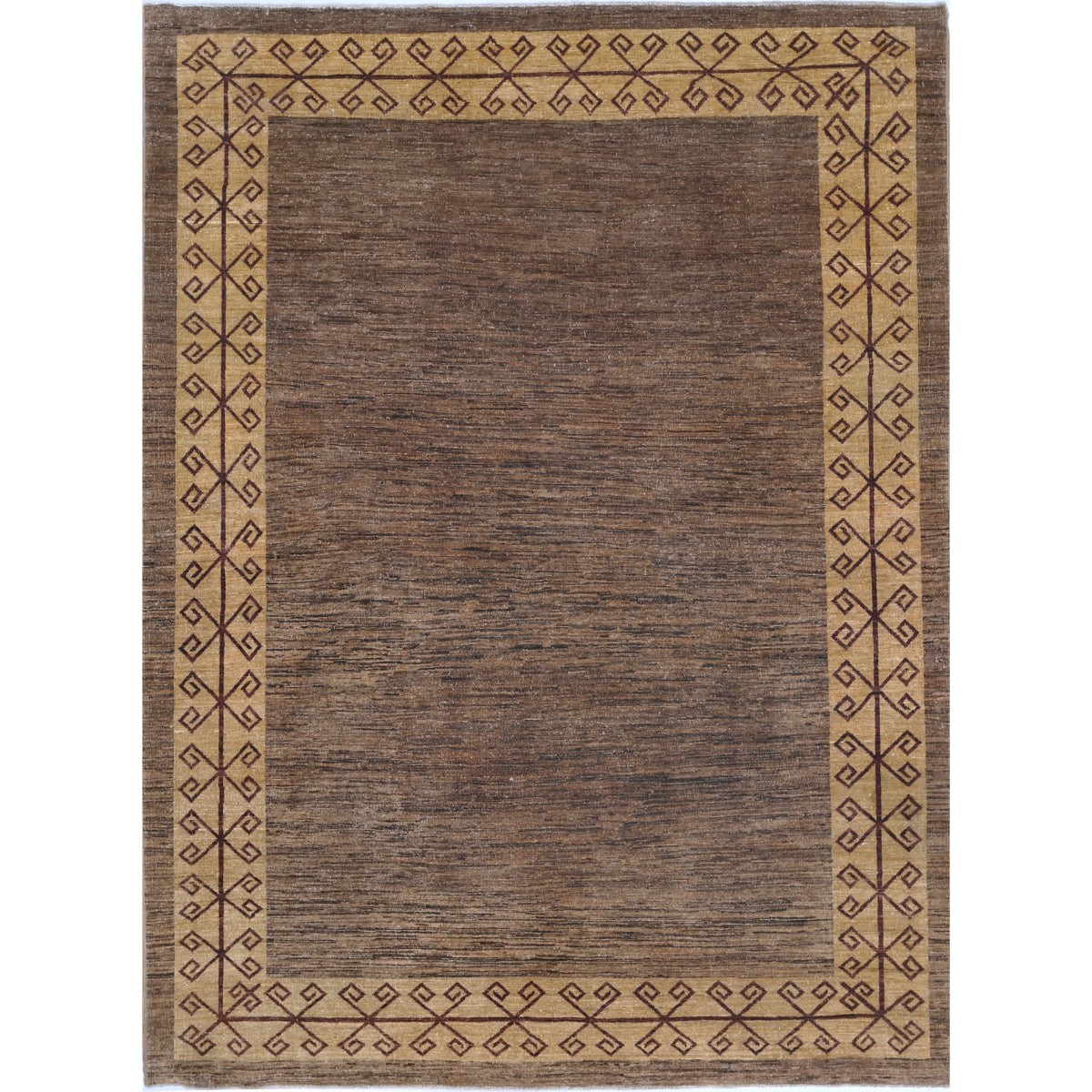 Modcar 6x8 Handmade Double Knotted Washable Wool Rug - Colorful