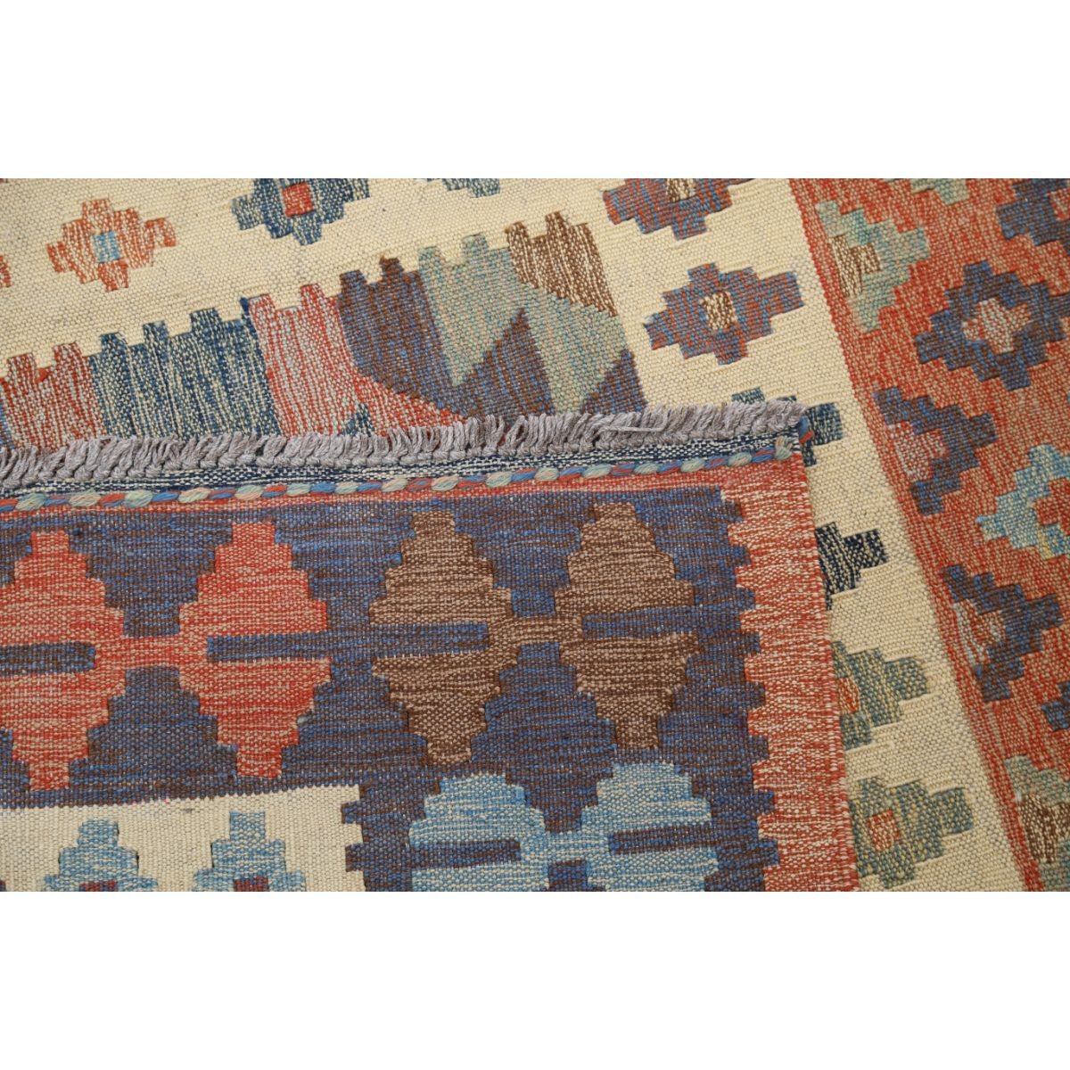 Kafkaas 5x7 Hand Woven Washable Wool Rug - Colorful