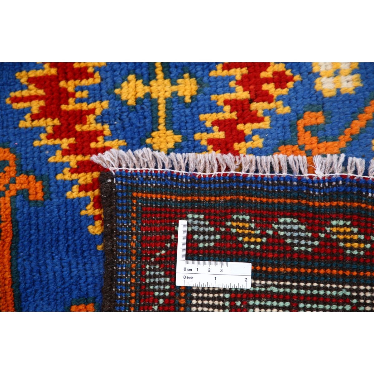 Revival 5x7 Handmade Double Knotted Washable Wool Rug - Colorful