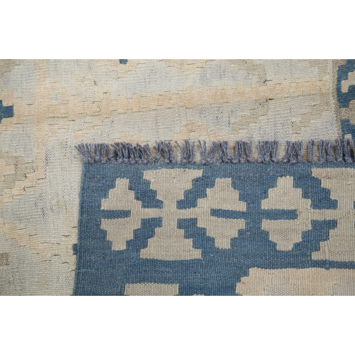 Kafkaas 5x7 Hand Woven Washable Wool Rug - Soft Hues