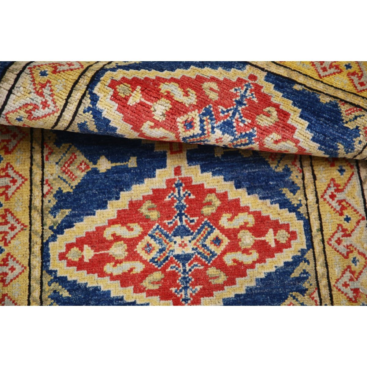 Revival 2x3 Handmade Double Knotted Washable Wool Rug - Colorful