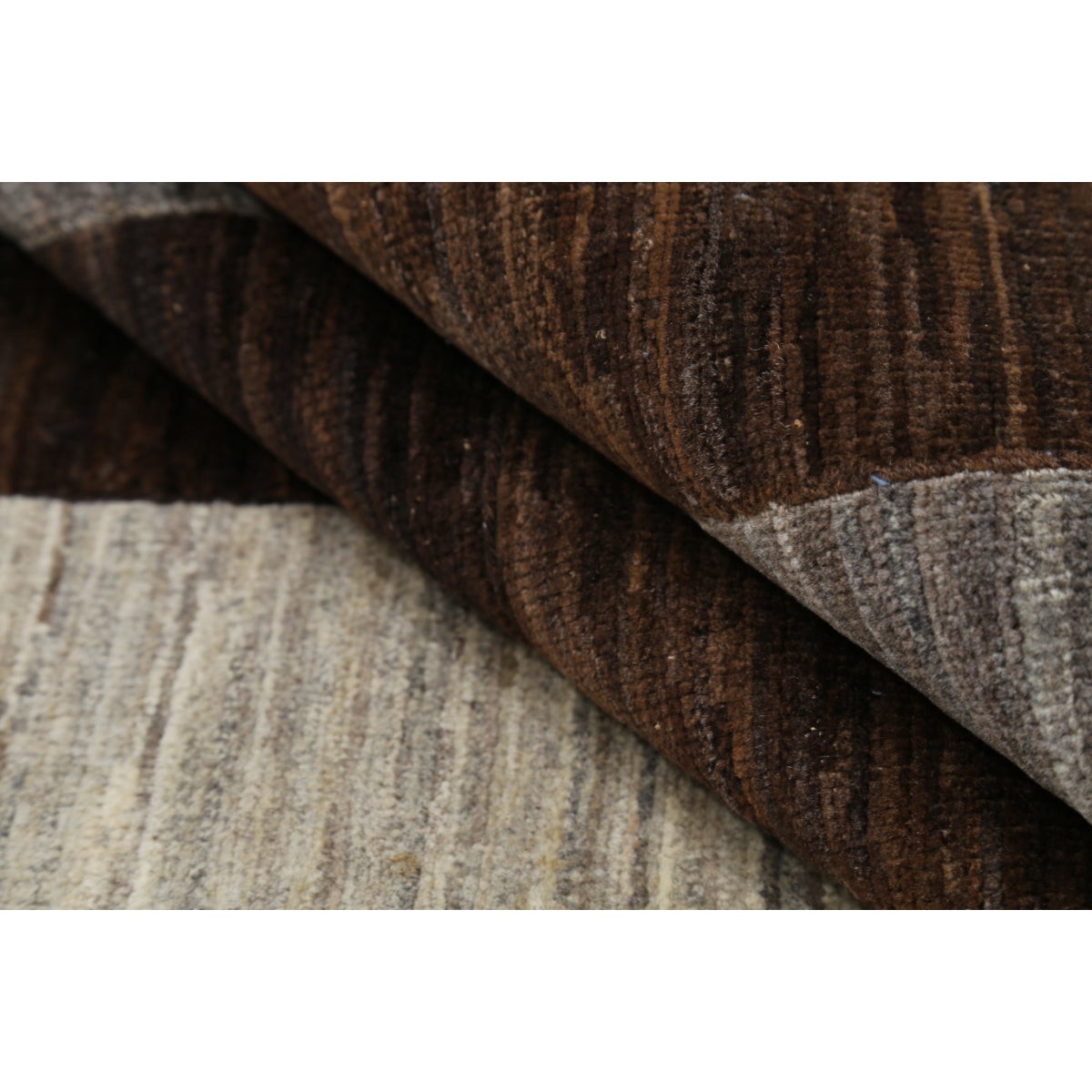 Modcar 5x6 Handmade Double Knotted Washable Wool Rug - Colorful