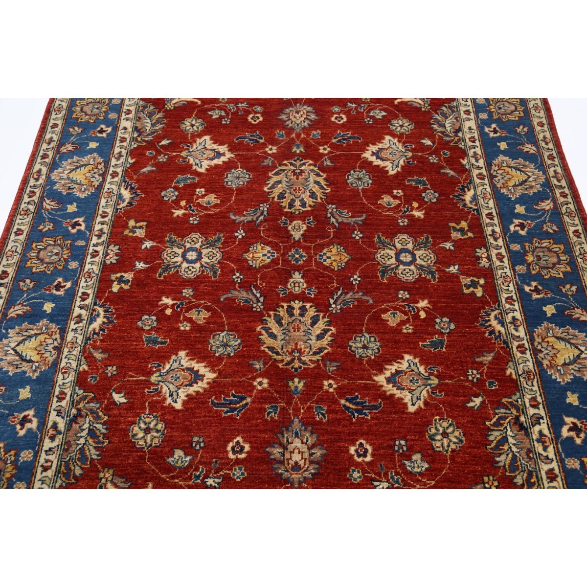 Ziegler 5x6 Handmade Double Knotted Washable Wool Rug - Colorful
