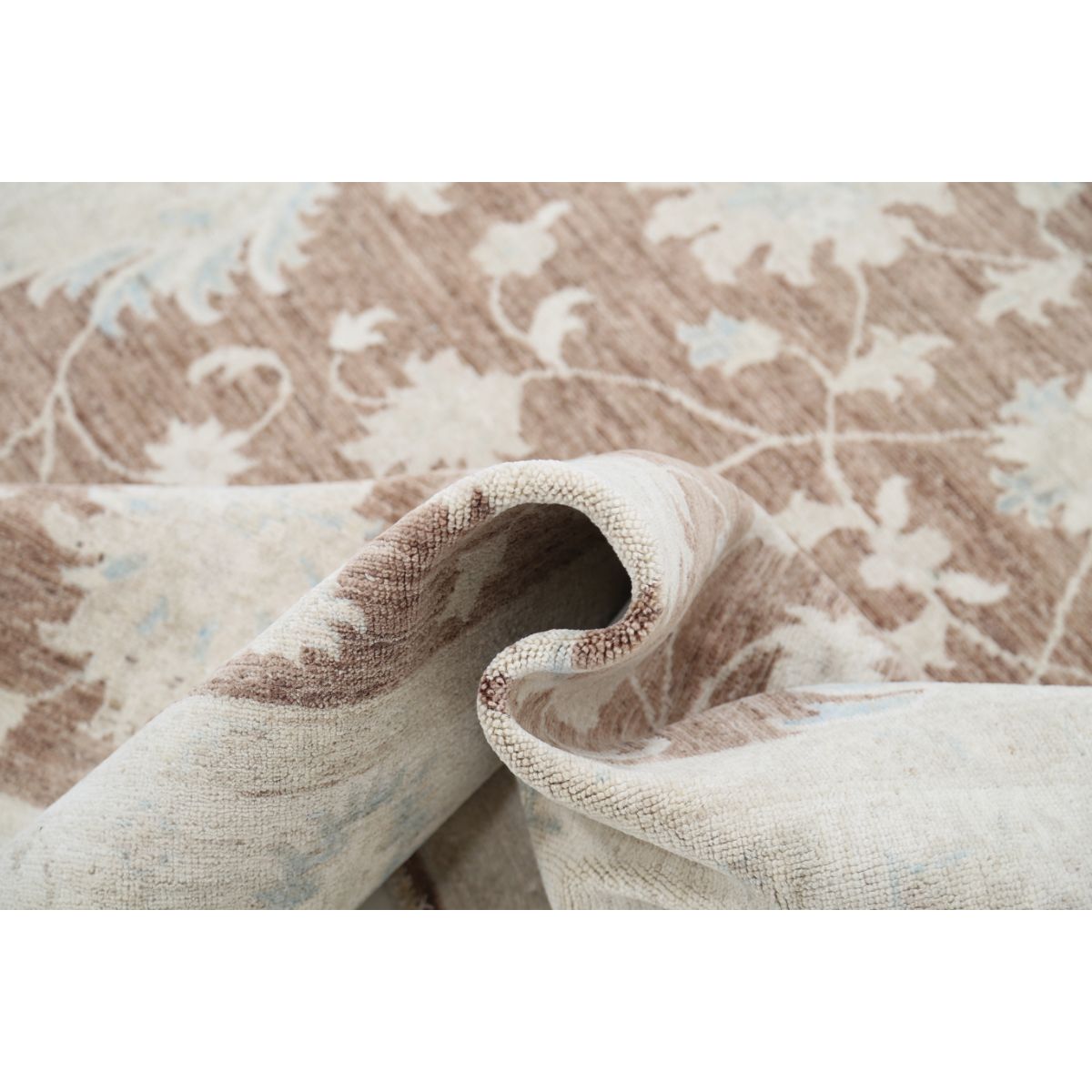 Serenity 6x8 Handmade Double Knotted Washable Wool Rug - Soft Hues