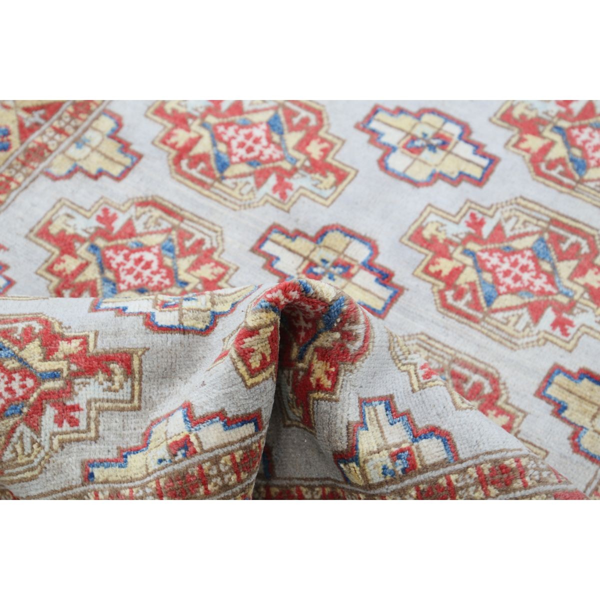 Revival 3x5 Handmade Double Knotted Washable Wool Rug - Colorful