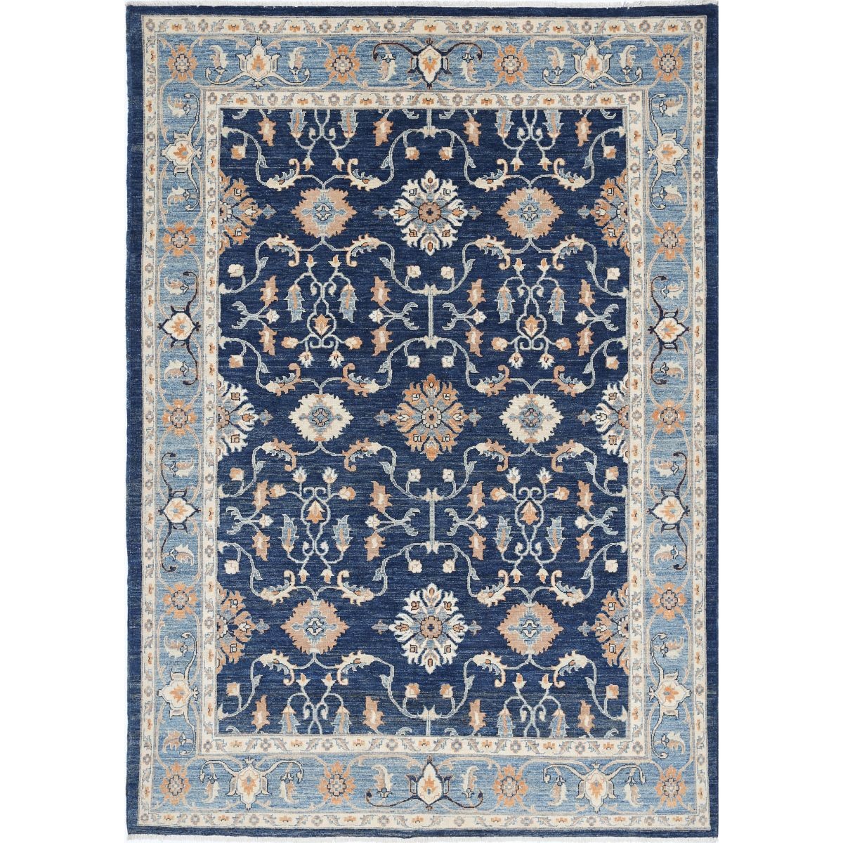 Ziegler 6x9 Handmade Double Knotted Washable Wool Rug - Colorful