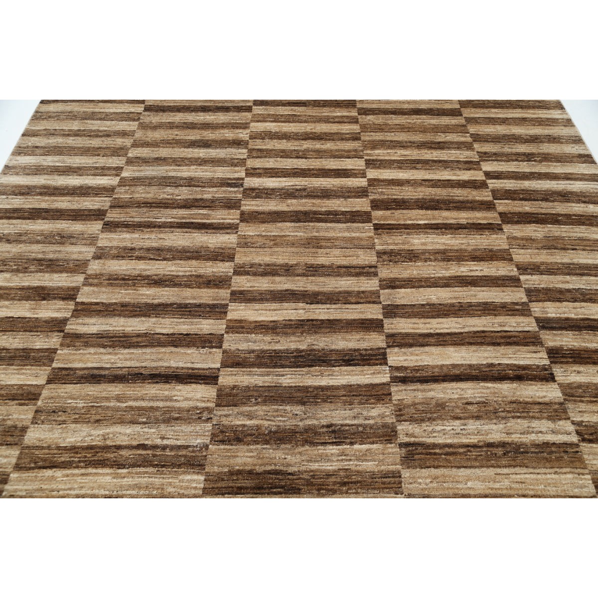 Modcar 8x9 Handmade Double Knotted Washable Wool Rug - Colorful