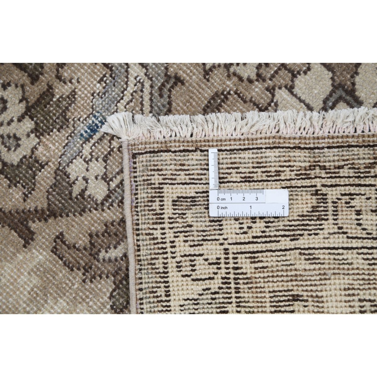 Vintage 10x13 Handmade Double Knotted Washable Wool Rug - Soft Hues