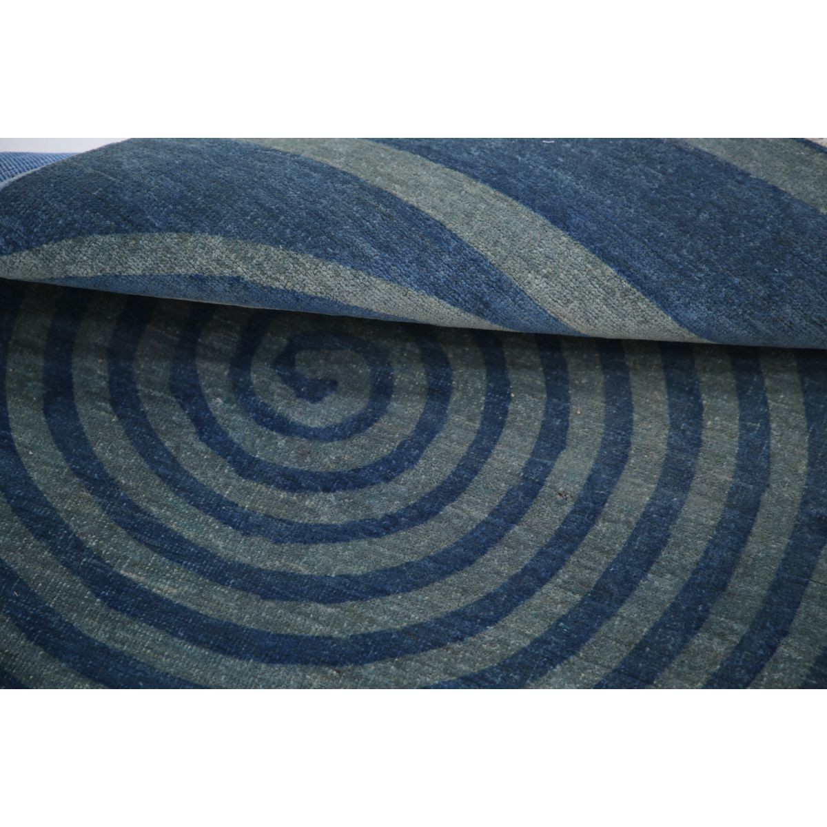 Overdye 3x4 Handmade Double Knotted Washable Wool Rug - Monochormatic