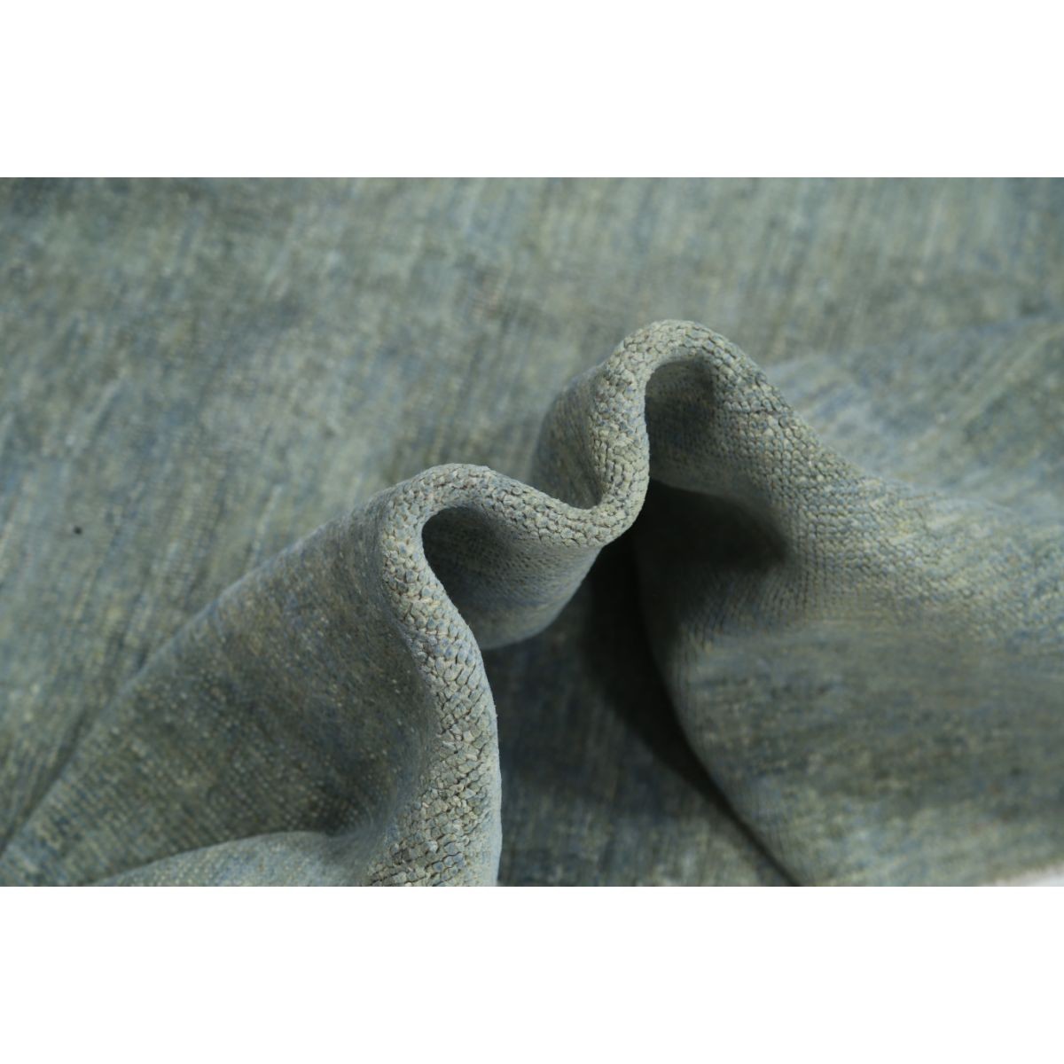 Overdye 8x10 Handmade Double Knotted Washable Wool Rug - Monochormatic