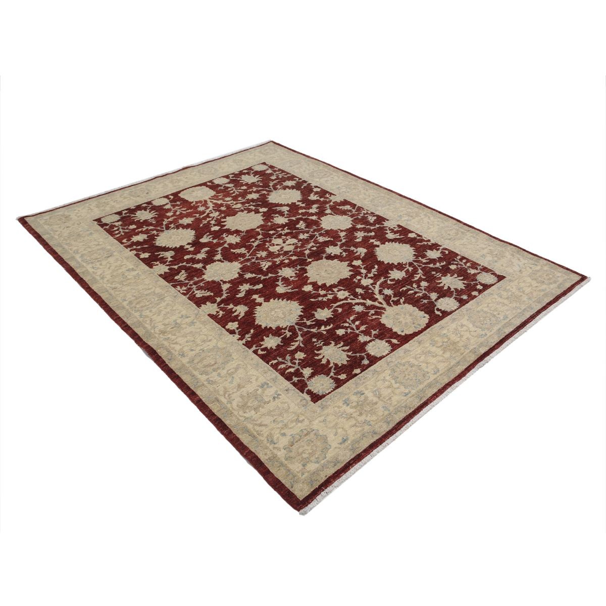 Ziegler 6x8 Handmade Double Knotted Washable Wool Rug - Colorful