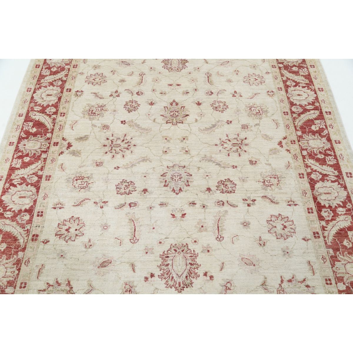 Ziegler 6x8 Handmade Double Knotted Washable Wool Rug - Colorful