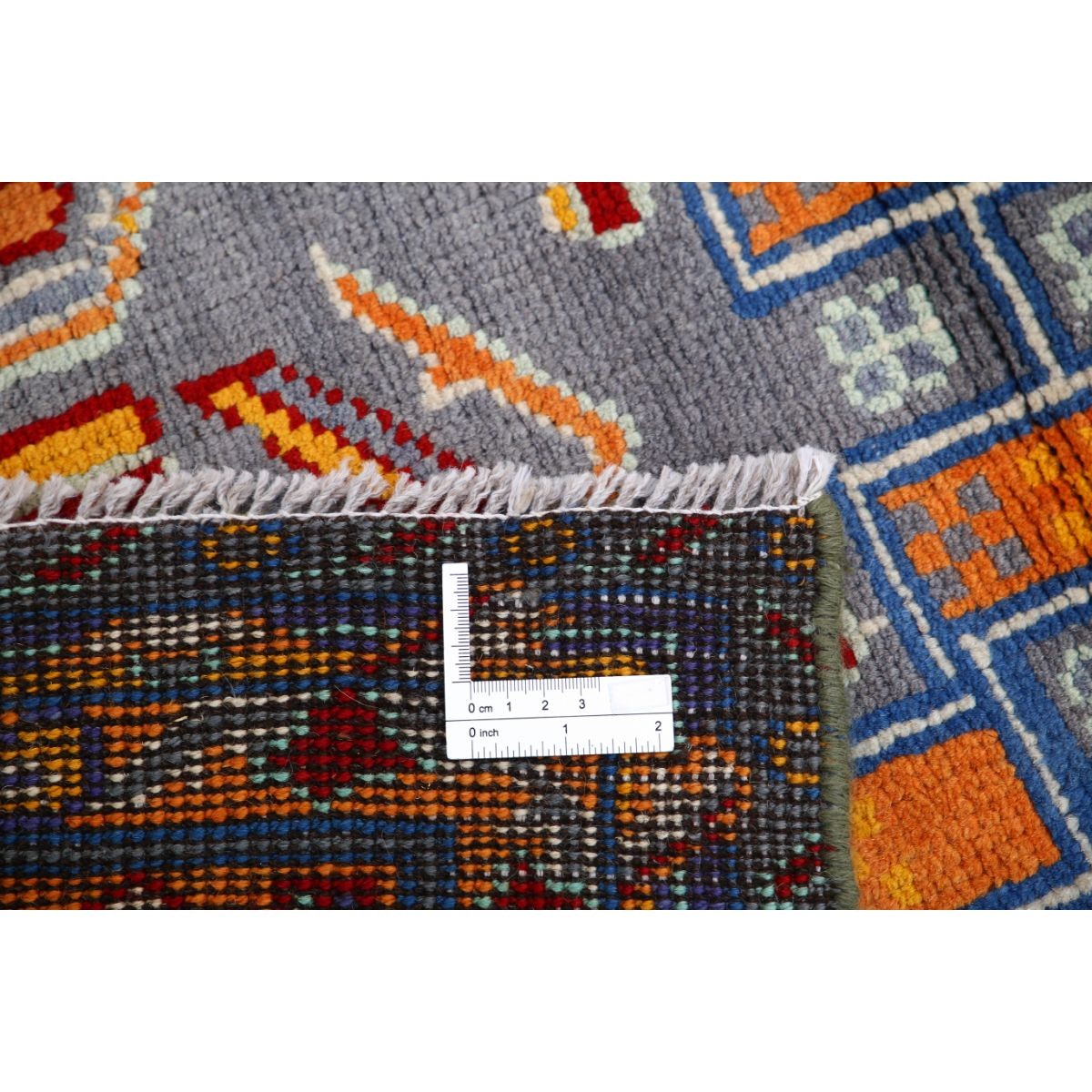 Revival 3x5 Handmade Double Knotted Washable Wool Rug - Colorful