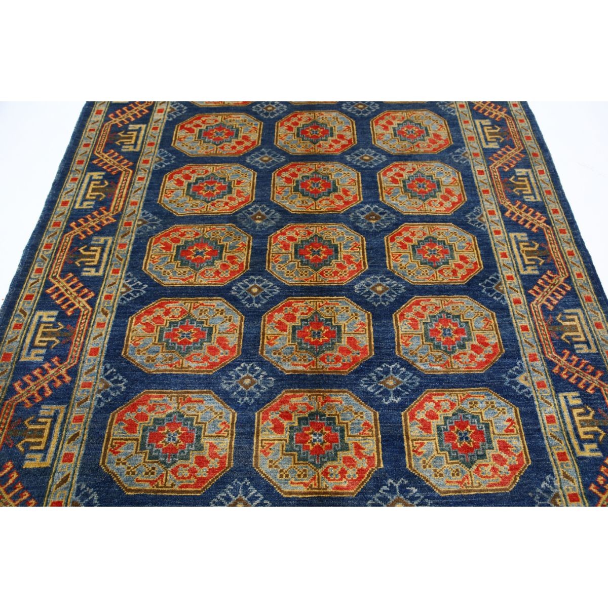 Revival 6x8 Handmade Double Knotted Washable Wool Rug - Colorful