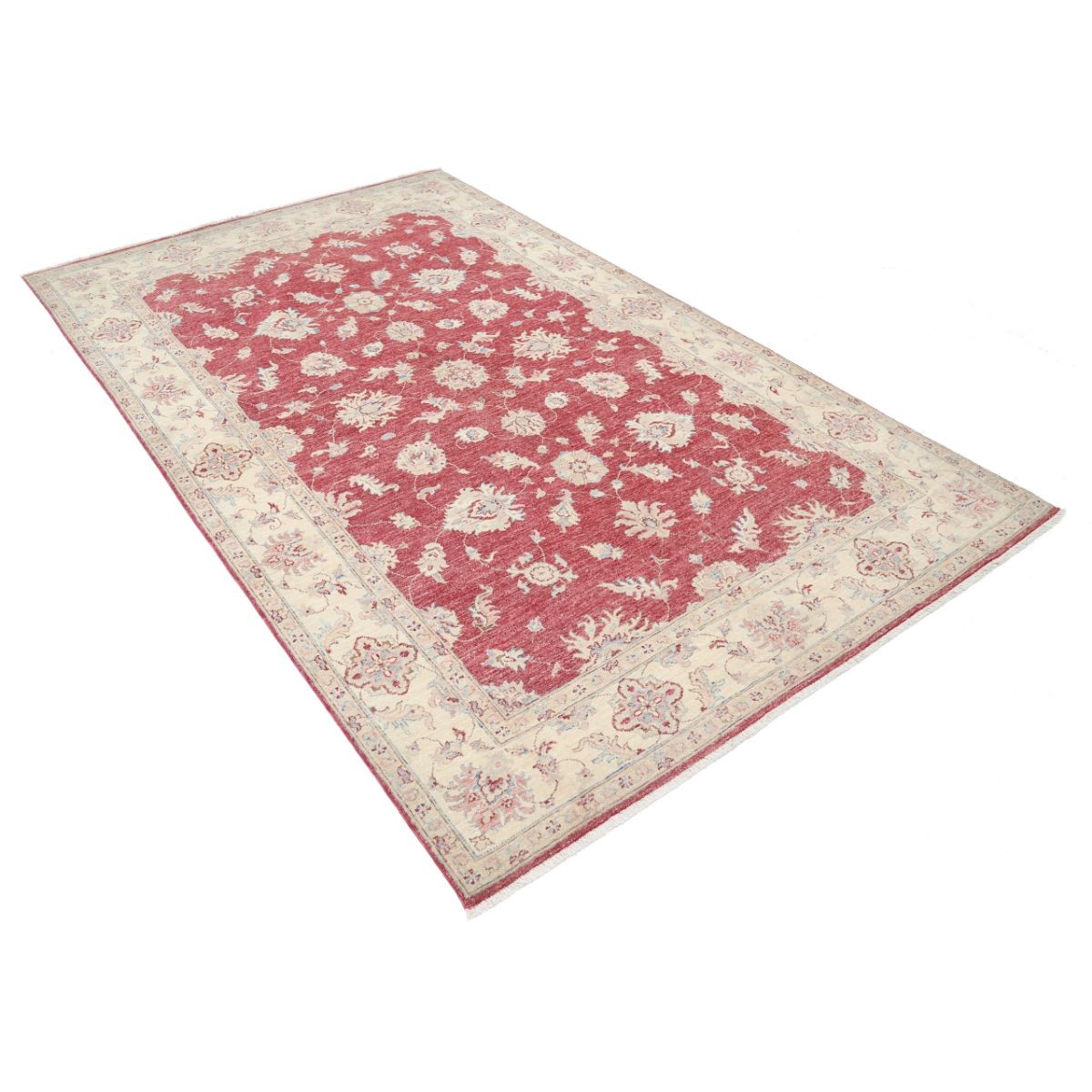 Ziegler 5x9 Handmade Double Knotted Washable Wool Rug - Colorful