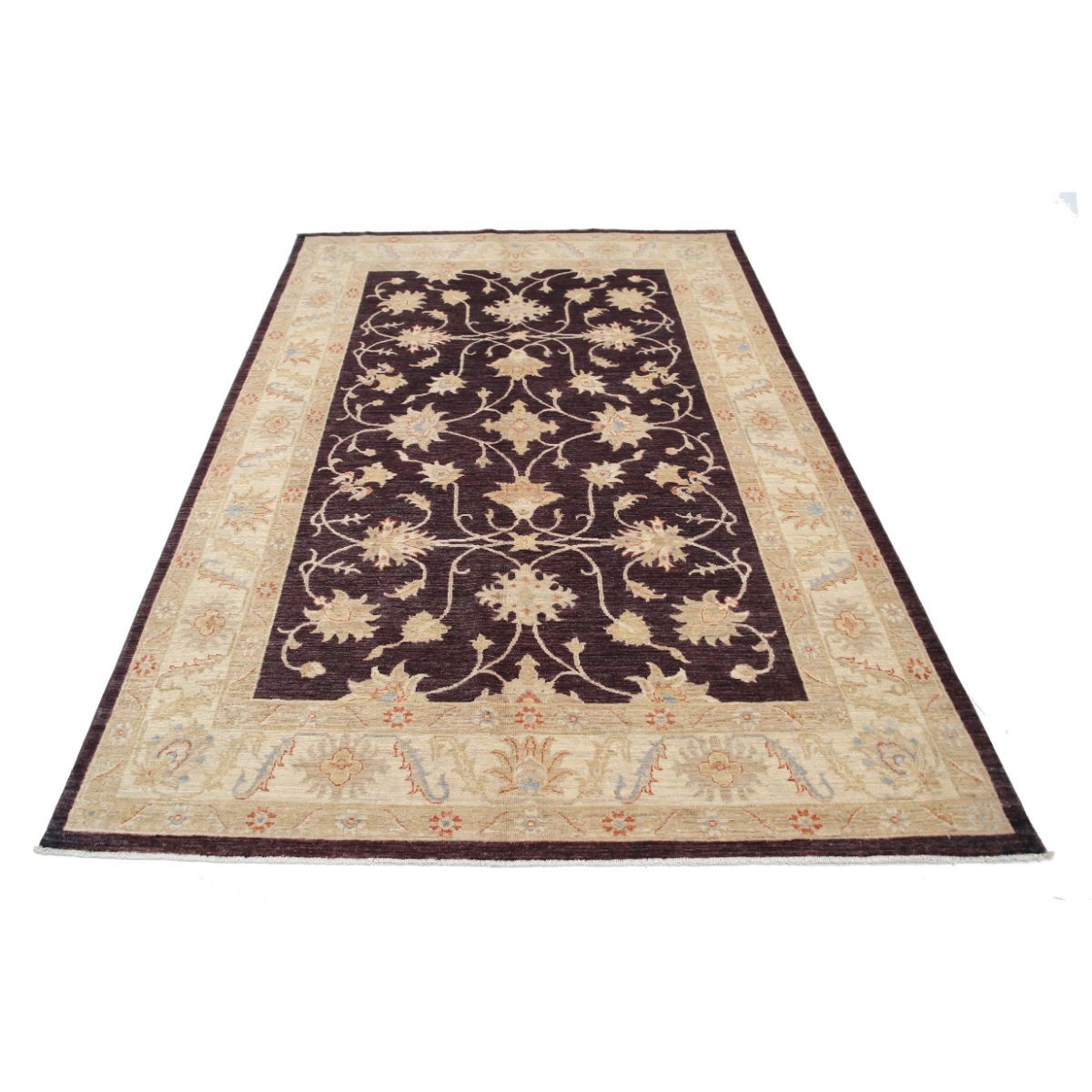 Ziegler 5x8 Handmade Double Knotted Washable Wool Rug - Colorful