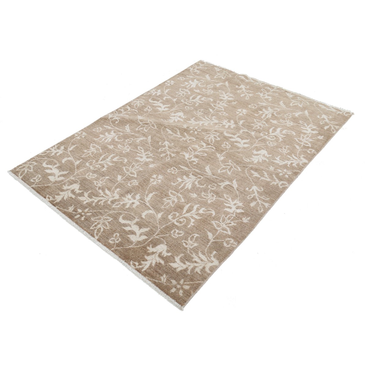 Modcar 4x6 Handmade Double Knotted Washable Wool Rug - Colorful