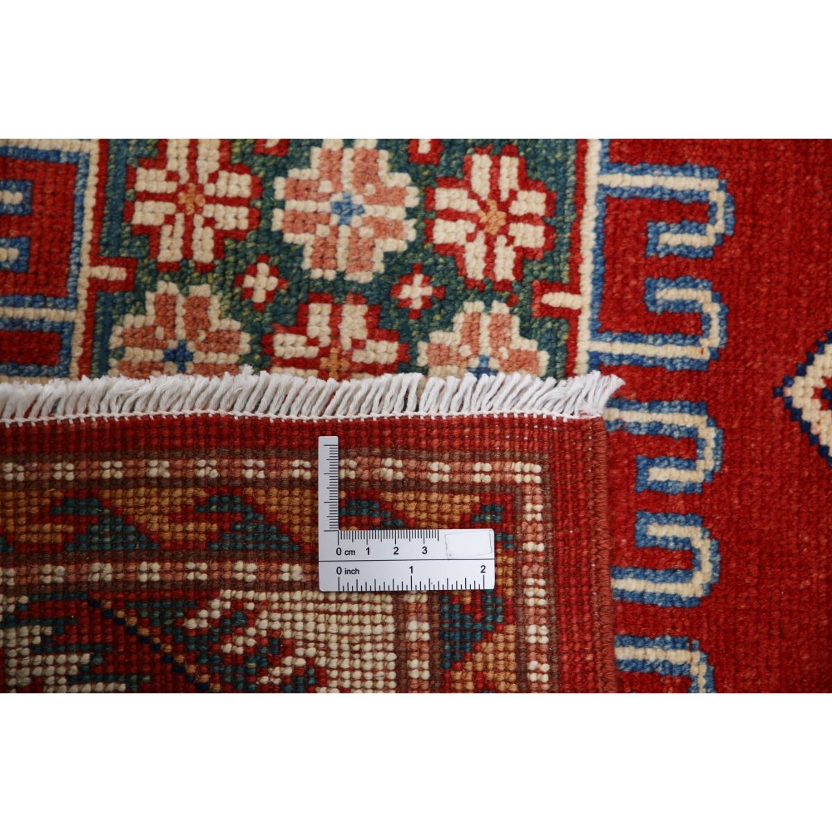 Kazak 3x5 Handmade Double Knotted Washable Wool Rug - Colorful