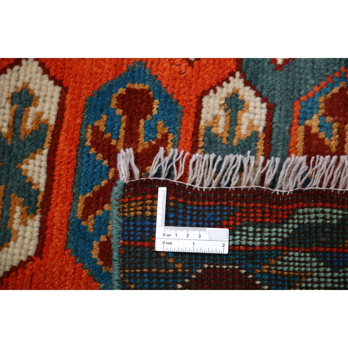 Revival 3x4 Handmade Double Knotted Washable Wool Rug - Colorful