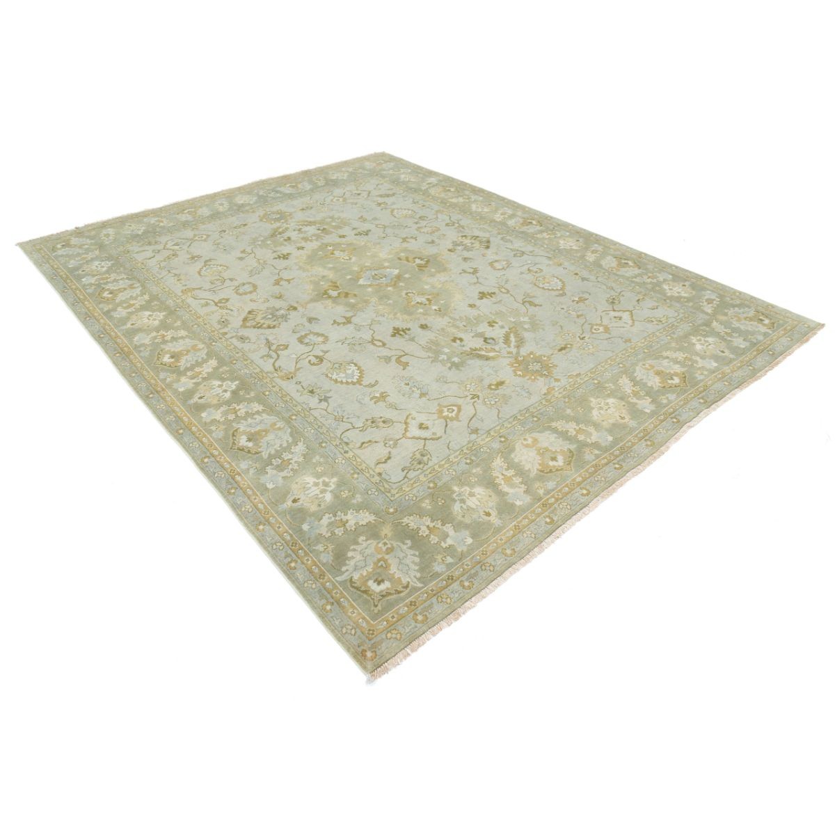 Ziegler 8x10 Handmade Double Knotted Washable Wool Rug - Colorful