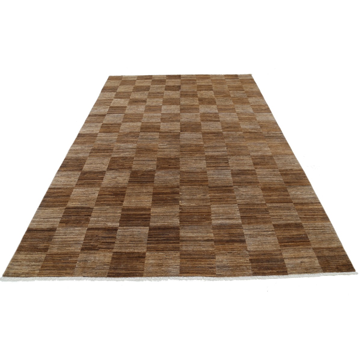 Modcar 6x10 Handmade Double Knotted Washable Wool Rug - Colorful