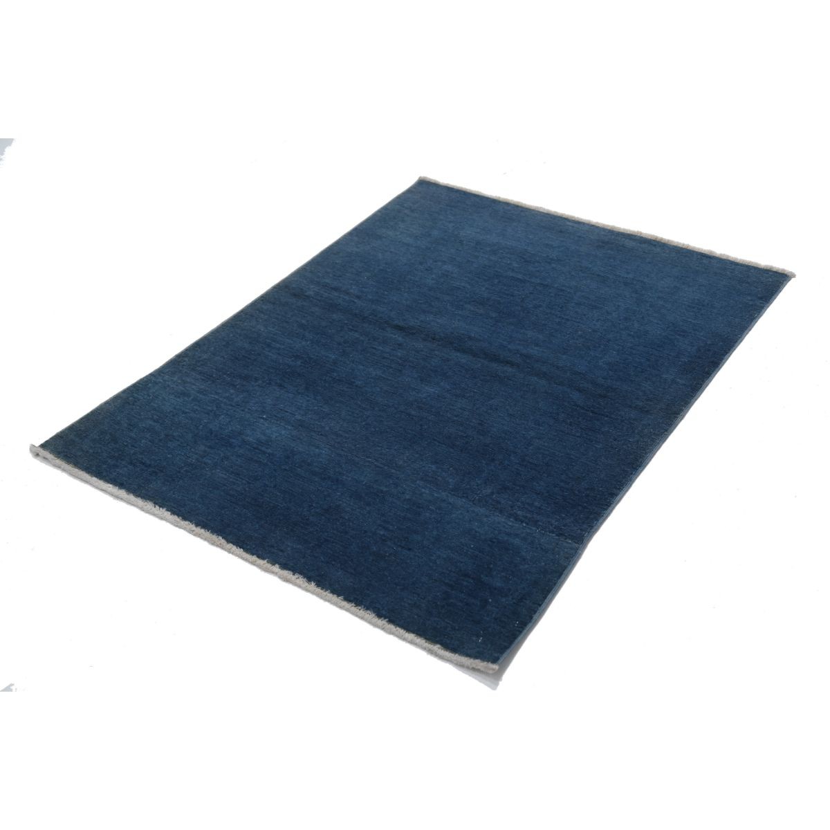 Overdye 3x5 Handmade Double Knotted Washable Wool Rug - Monochormatic