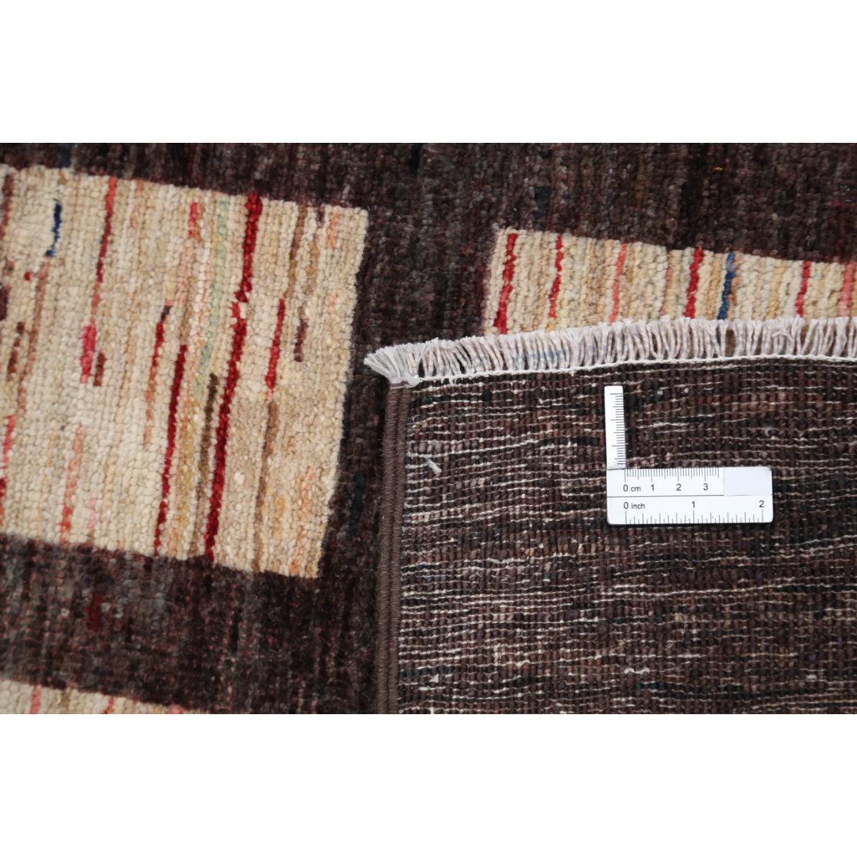 Modcar 6x9 Handmade Double Knotted Washable Wool Rug - Colorful