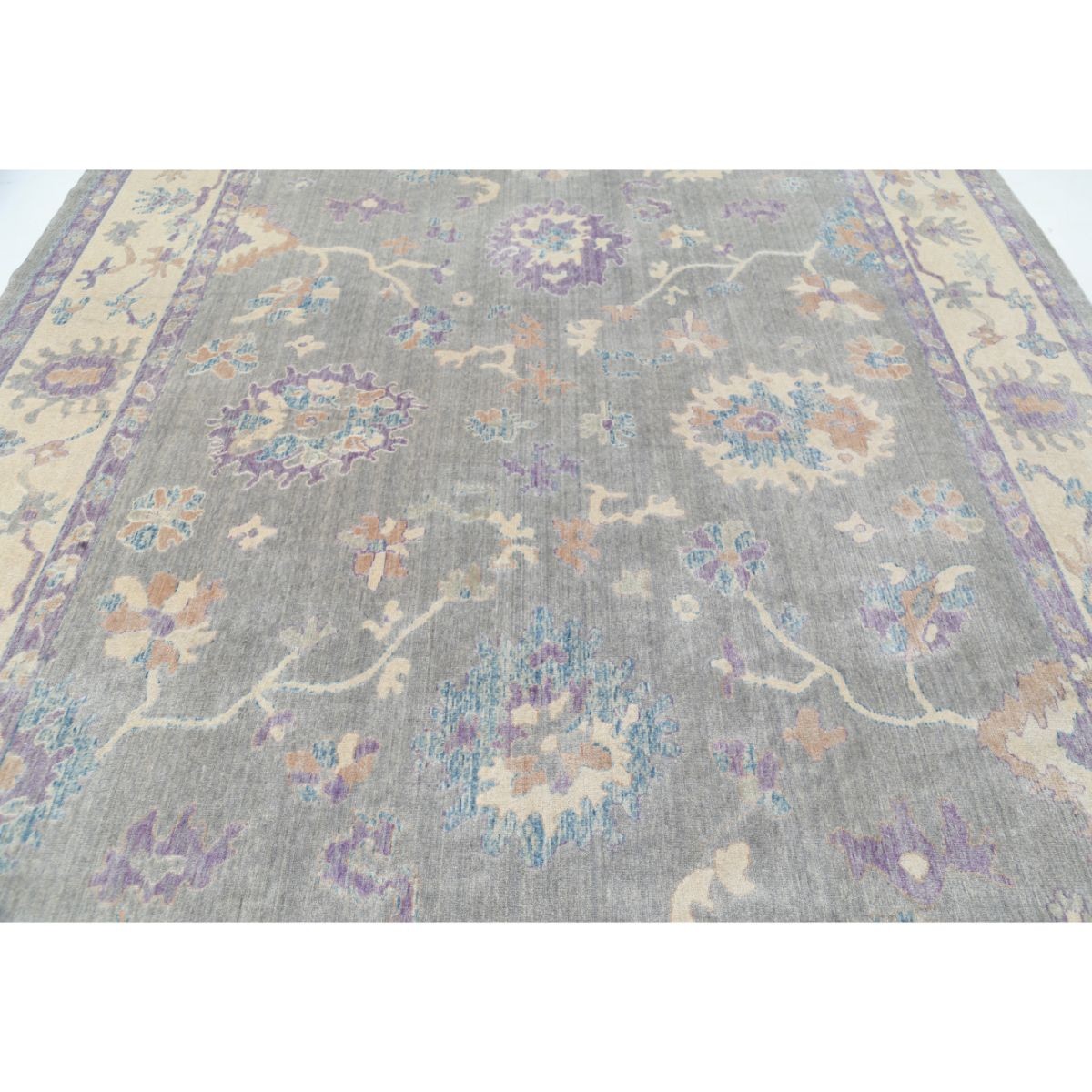 Lily 9x12 Machine-Made Washable Wool Rug - Colorful