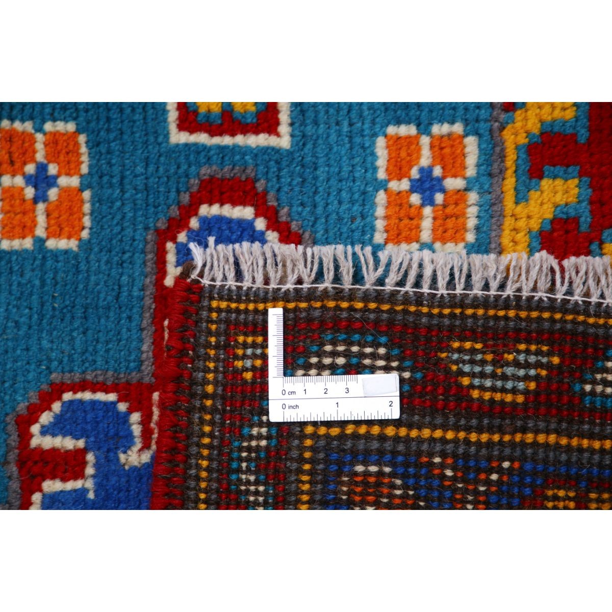 Revival 5x7 Handmade Double Knotted Washable Wool Rug - Colorful