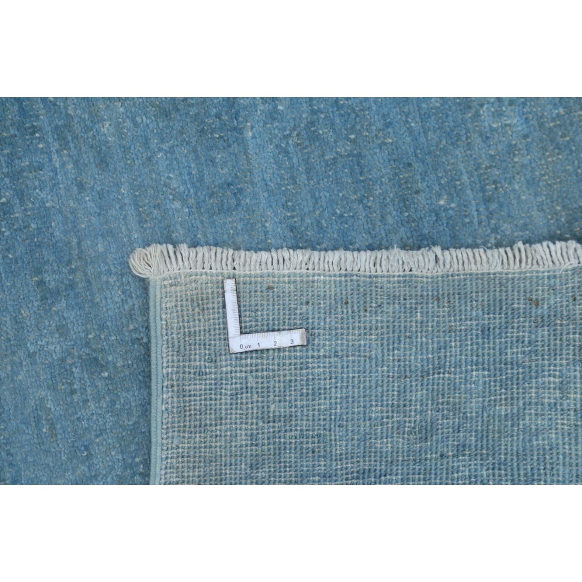 Overdye 3x10 Handmade Double Knotted Washable Wool Runner - Monochormatic