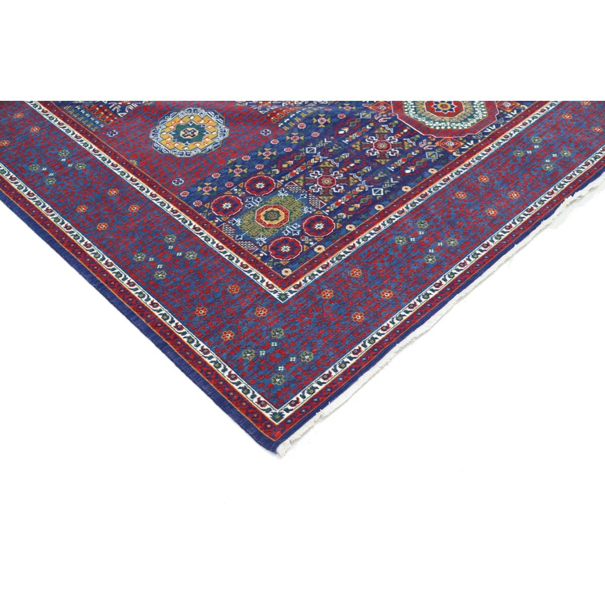 Gulshan 9x12 Powered Loom Washable Wool Rug - Colorful