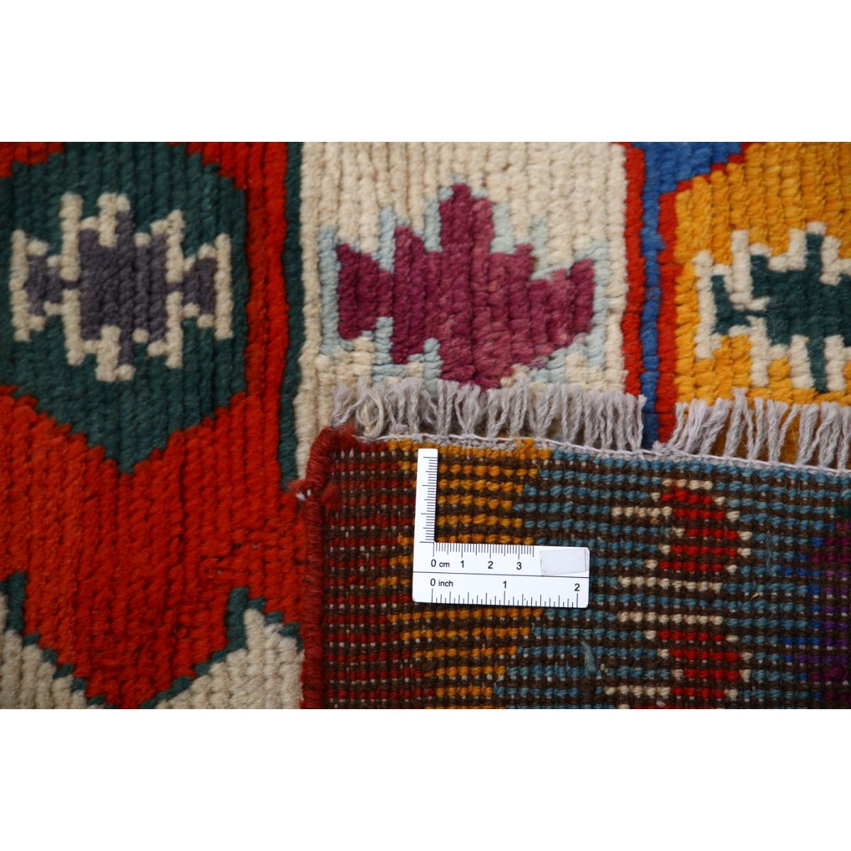 Revival 3x5 Handmade Double Knotted Washable Wool Rug - Colorful