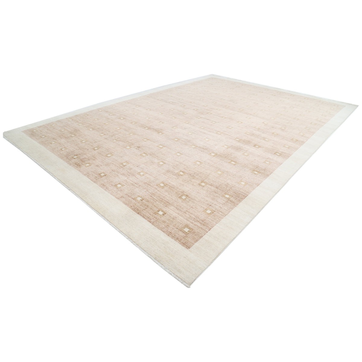 Modcar 12x17 Handmade Double Knotted Washable Wool Rug - Colorful
