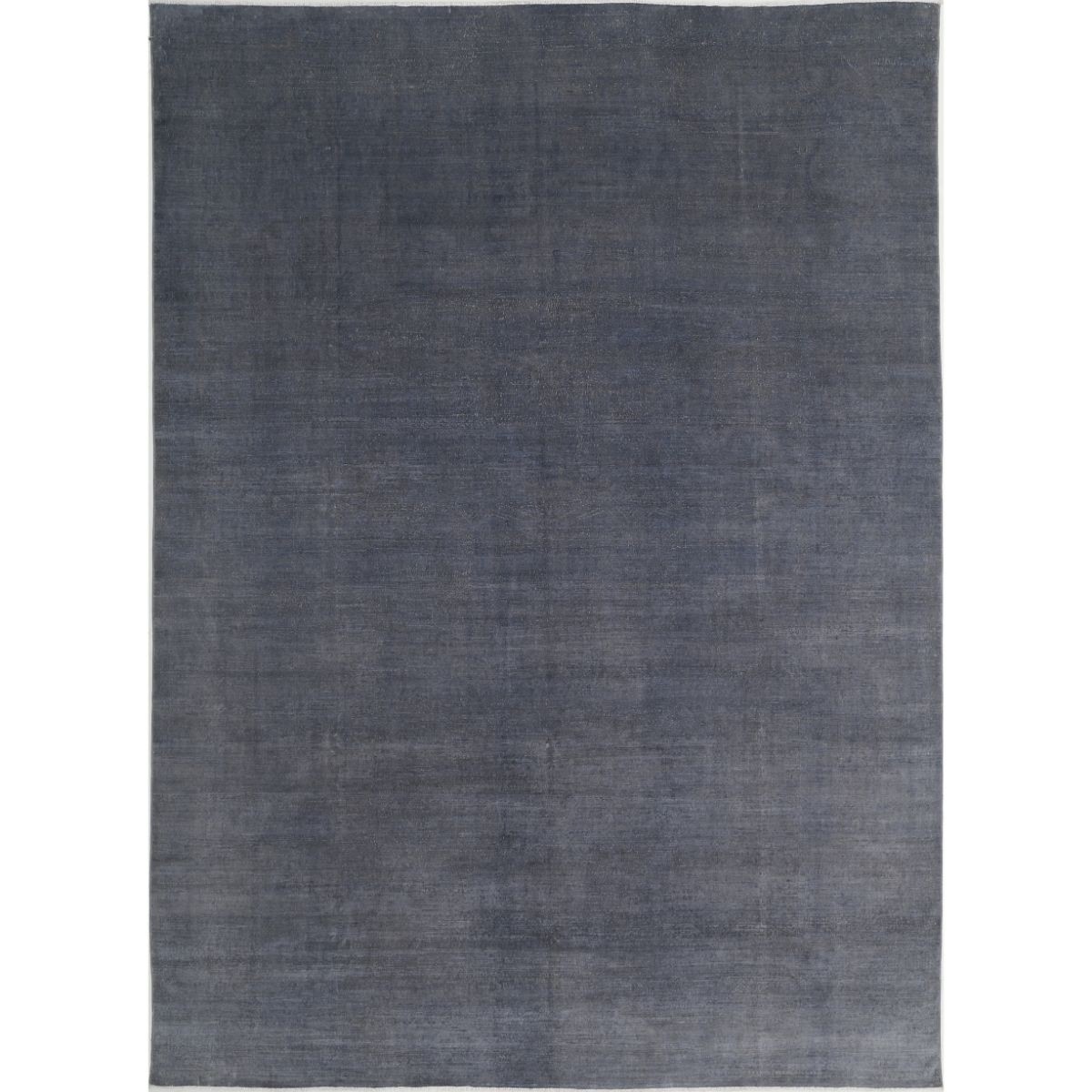 Fine 9x12 Handmade Double Knotted Washable Wool Rug - Monochormatic