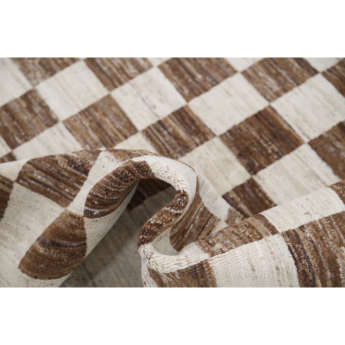 Modcar 5x6 Handmade Double Knotted Washable Wool Rug - Colorful