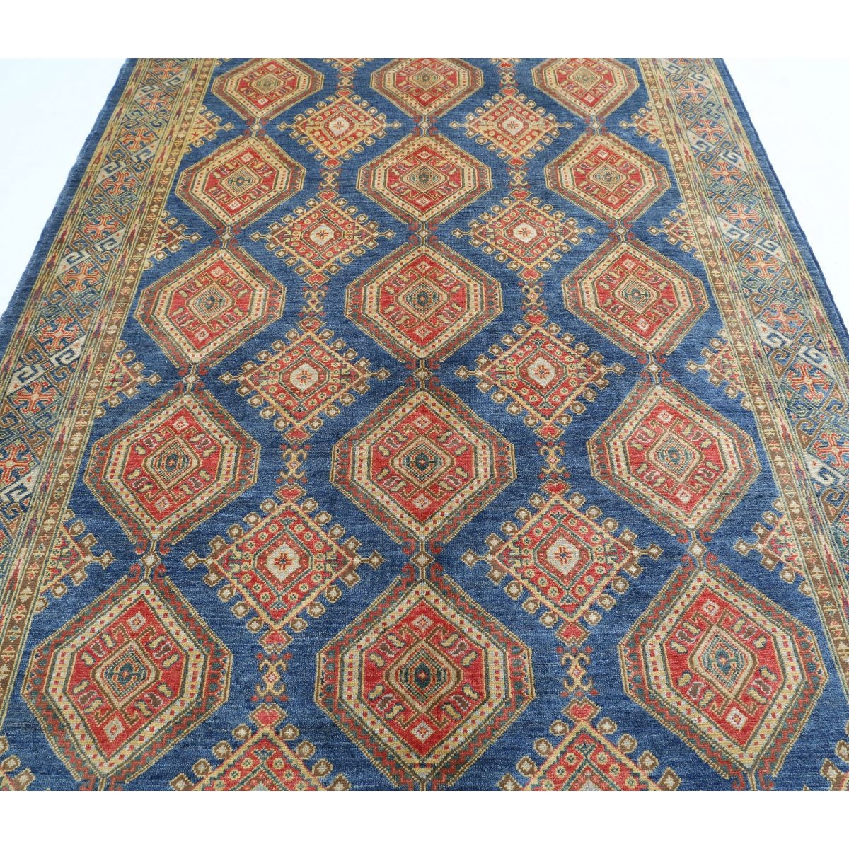 Revival 7x10 Handmade Double Knotted Washable Wool Rug - Colorful