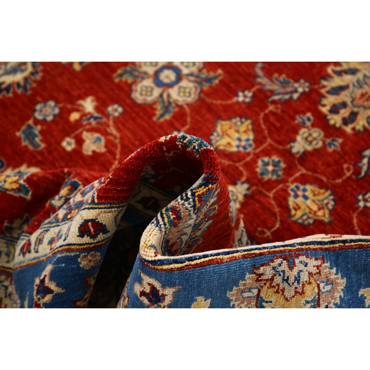 Ziegler 5x6 Handmade Double Knotted Washable Wool Rug - Colorful