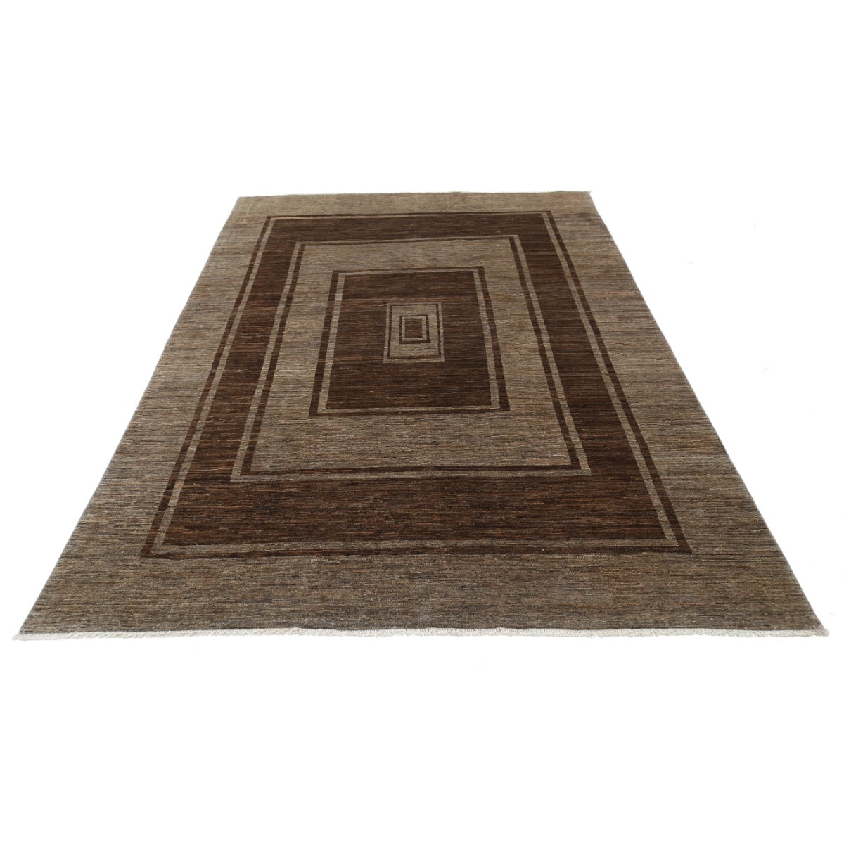 Modcar 6x9 Handmade Double Knotted Washable Wool Rug - Colorful
